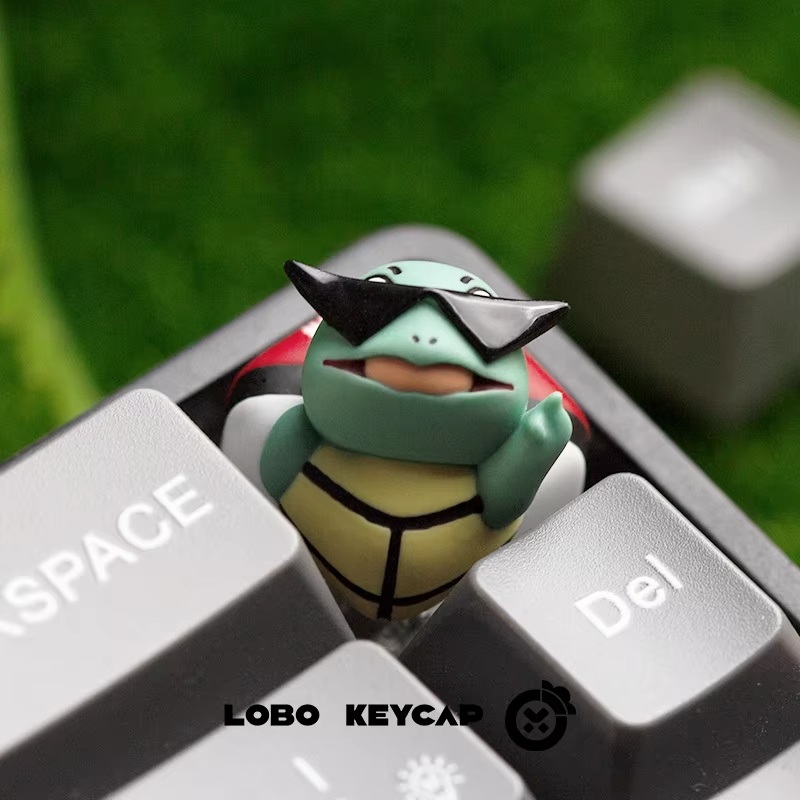 Keycap Artisan Anime - Tecla Lobo con Personaje de Dibujos