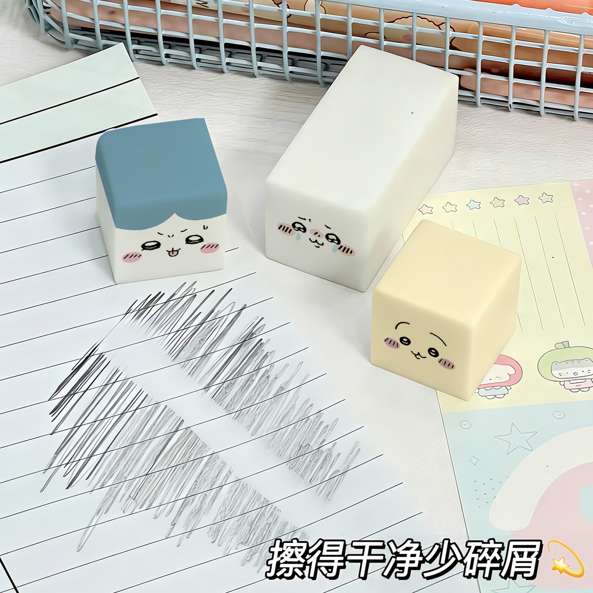NUEVA serie de gomas de borrar - Erased Anime Merchandise reseña y precio
