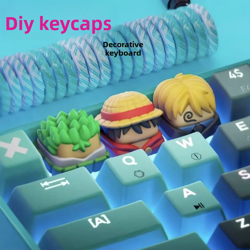 Una pieza periferia de animé m - Keycap Artisan Anime reseña y precio