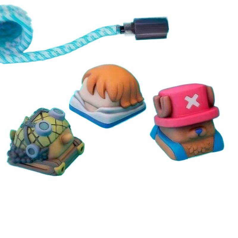 One Piece Chopper Nami anime d - Keycap Artisan Anime reseña y precio